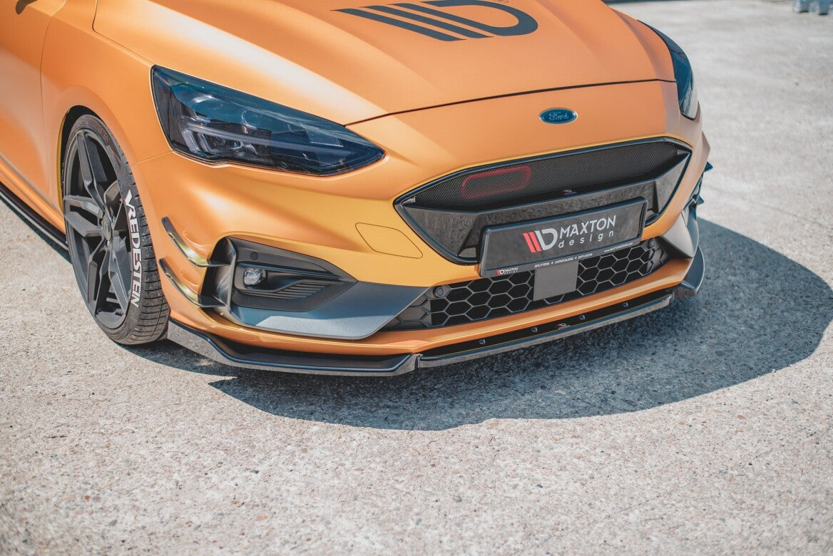 Cup Spoilerlippe Front Ansatz V.7 für Ford Focus ST / ST-Line Mk4   Maxton Design