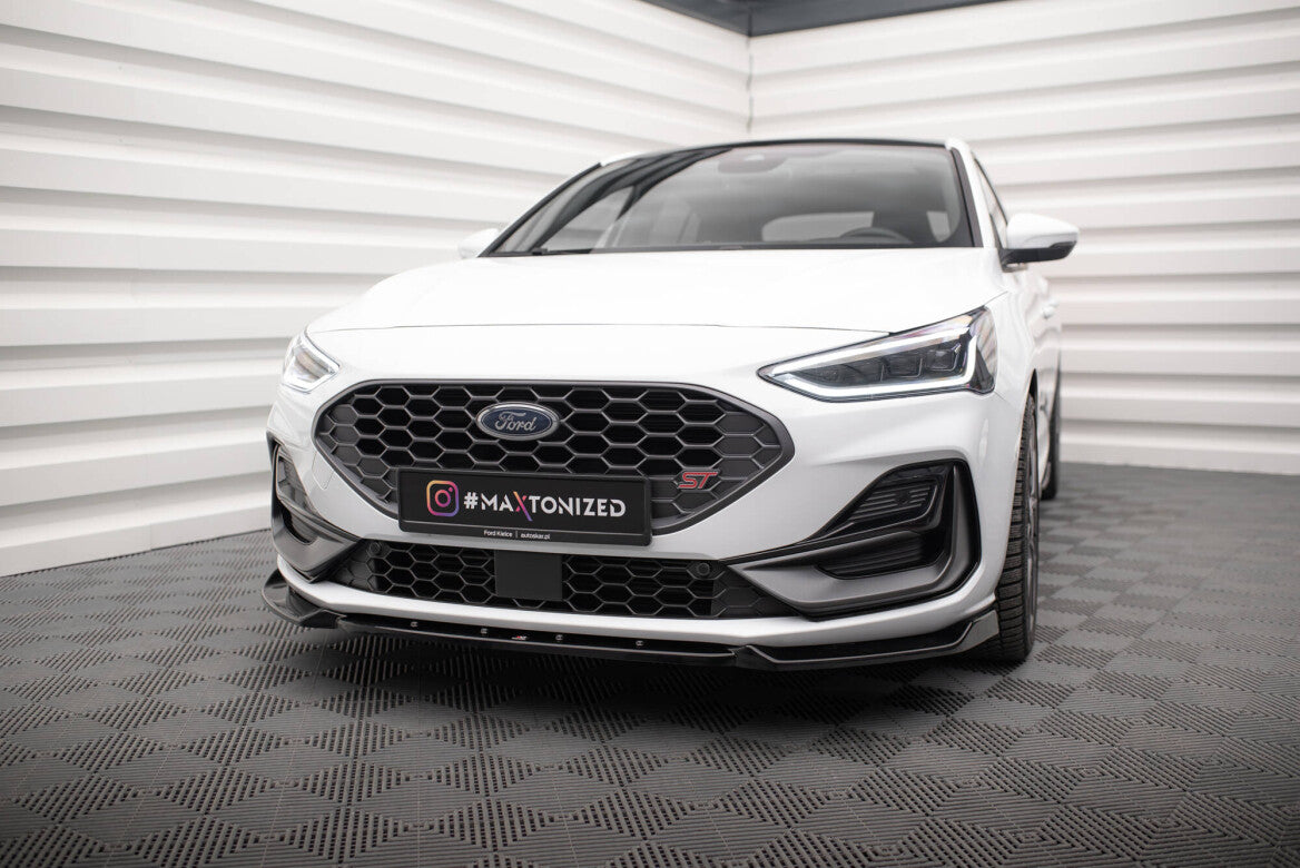 Cup Spoilerlippe Front Ansatz V.7 für Ford Focus ST / ST-Line Mk4   Maxton Design