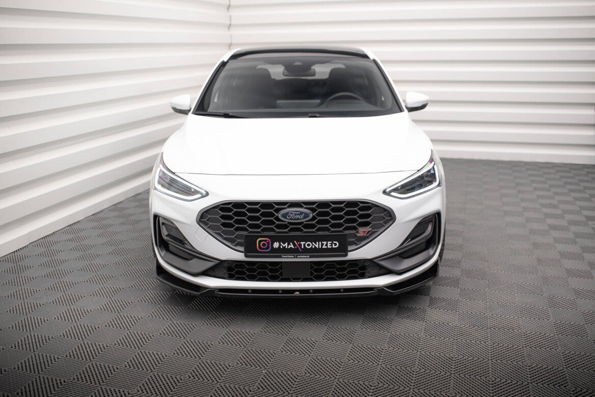 Cup Spoilerlippe Front Ansatz V.7 für Ford Focus ST / ST-Line Mk4   Maxton Design