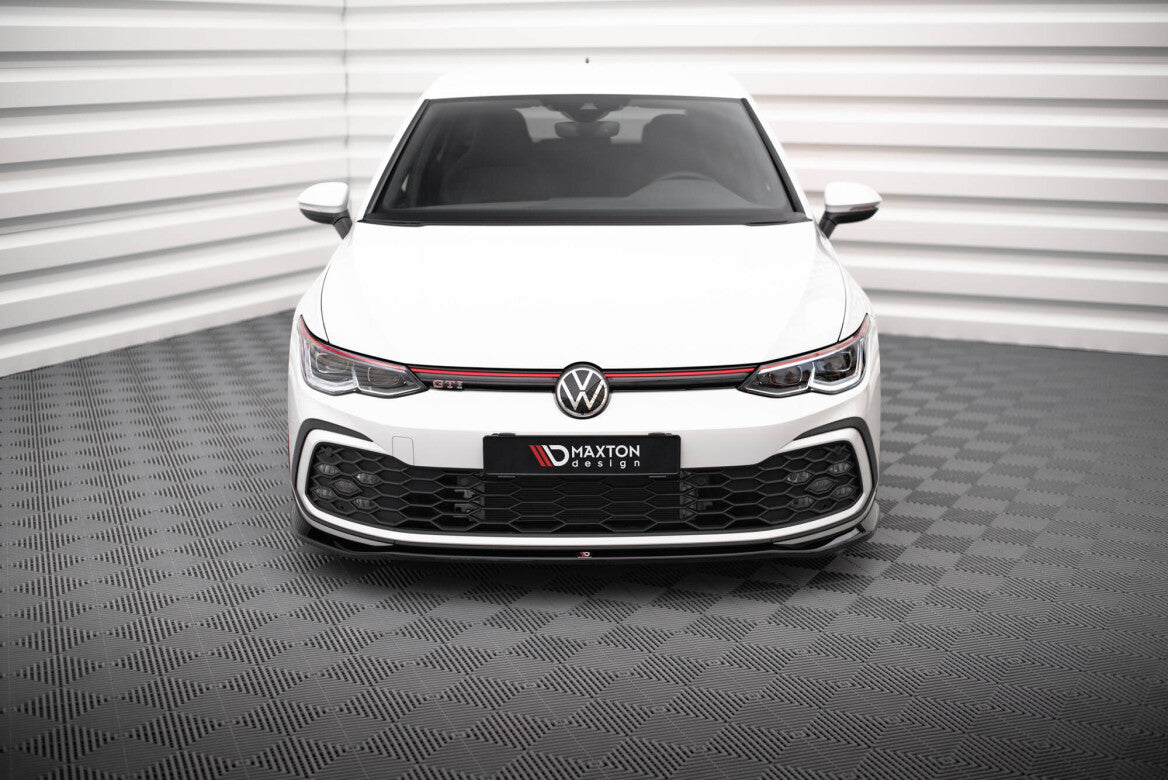 Cup Spoilerlippe Front Ansatz V.7 für Volkswagen Golf GTI Mk8   Maxton Design