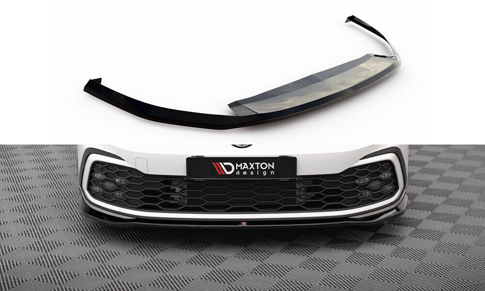 Cup Spoilerlippe Front Ansatz V.7 für Volkswagen Golf GTI Mk8   Maxton Design