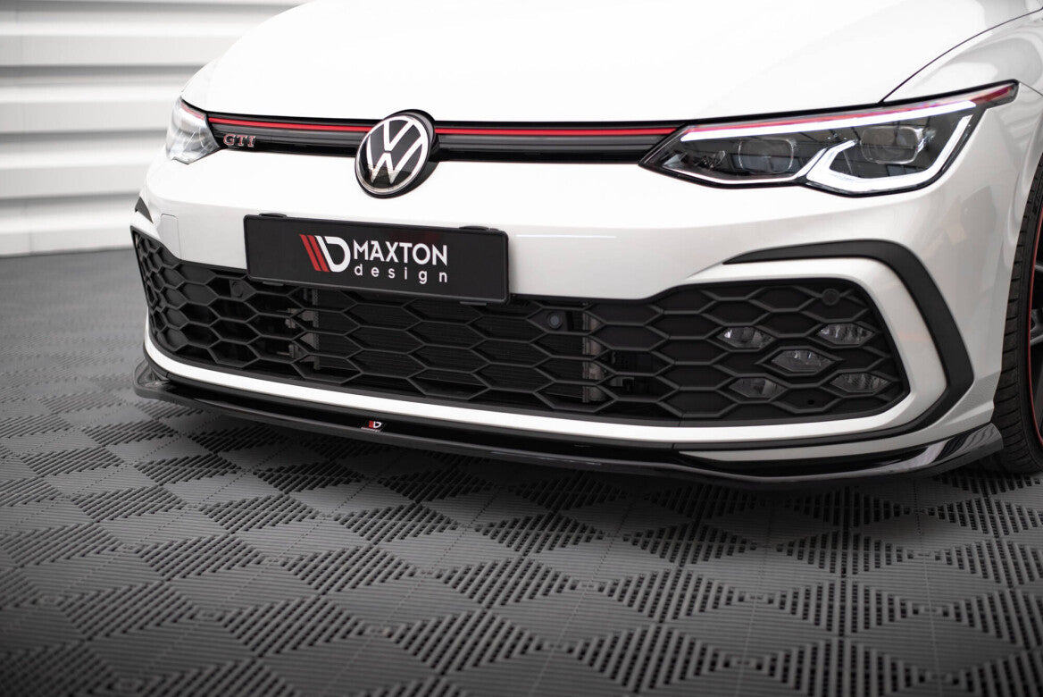 Cup Spoilerlippe Front Ansatz V.7 für Volkswagen Golf GTI Mk8   Maxton Design