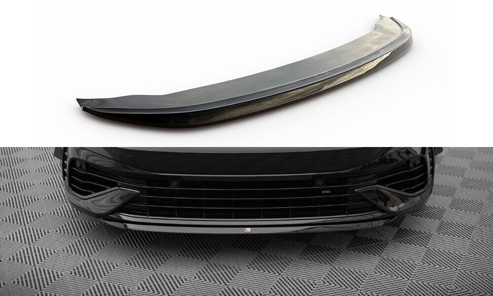 Cup Spoilerlippe Front Ansatz V.7 für Volkswagen Golf R Mk8   Maxton Design