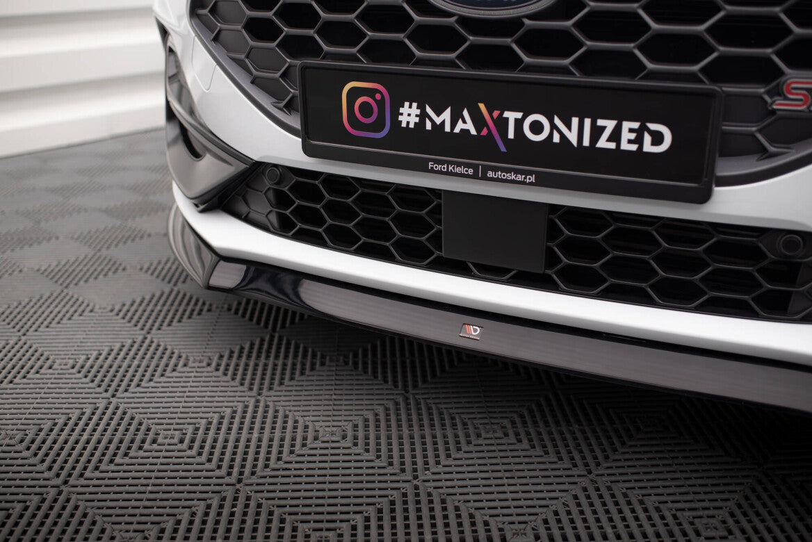 Cup Spoilerlippe Front Ansatz V.8 für Ford Focus ST / ST-Line Mk4   Maxton Design