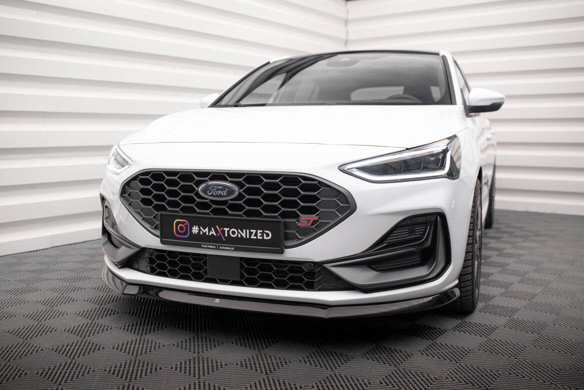 Cup Spoilerlippe Front Ansatz V.8 für Ford Focus ST / ST-Line Mk4   Maxton Design