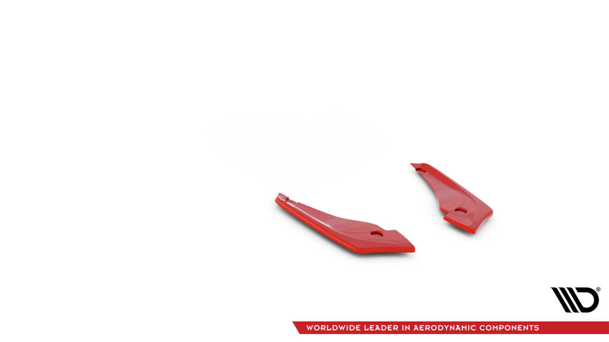 Heck Flaps V.2 Rot Hochglanz passend für Toyota Supra Mk5 Lieferumfang