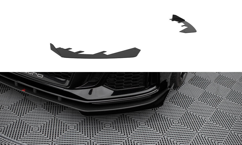 Front Flaps für Audi RS3 Limousine 8V Facelift   Maxton Design