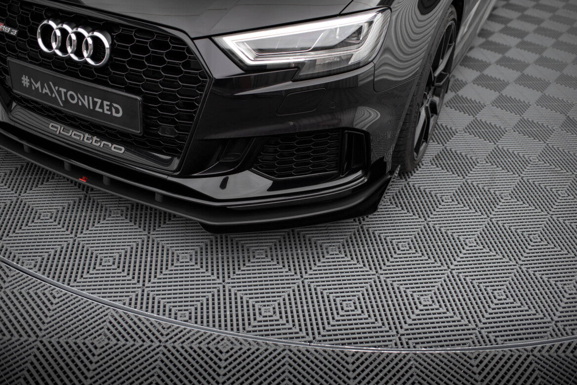 Front Flaps für Audi RS3 Limousine 8V Facelift   Maxton Design