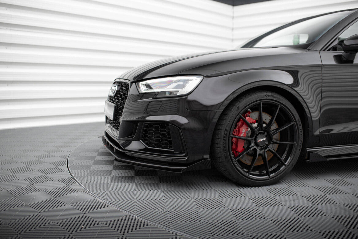 Front Flaps für Audi RS3 Limousine 8V Facelift   Maxton Design