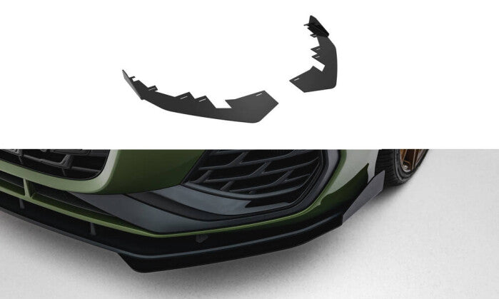 Front Flaps für Audi S3 / A3 S-line 8Y Facelift   Maxton Design