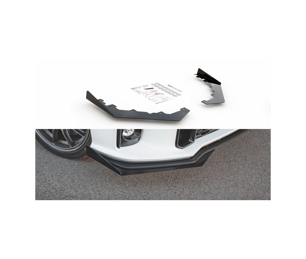 Front Flaps für Toyota GR Yaris   Maxton Design