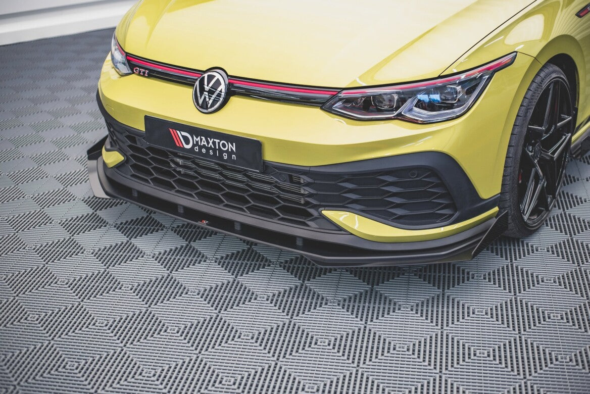 Front Stoßstangen Flaps für VW Golf 8 GTI Clubsport   Maxton Design