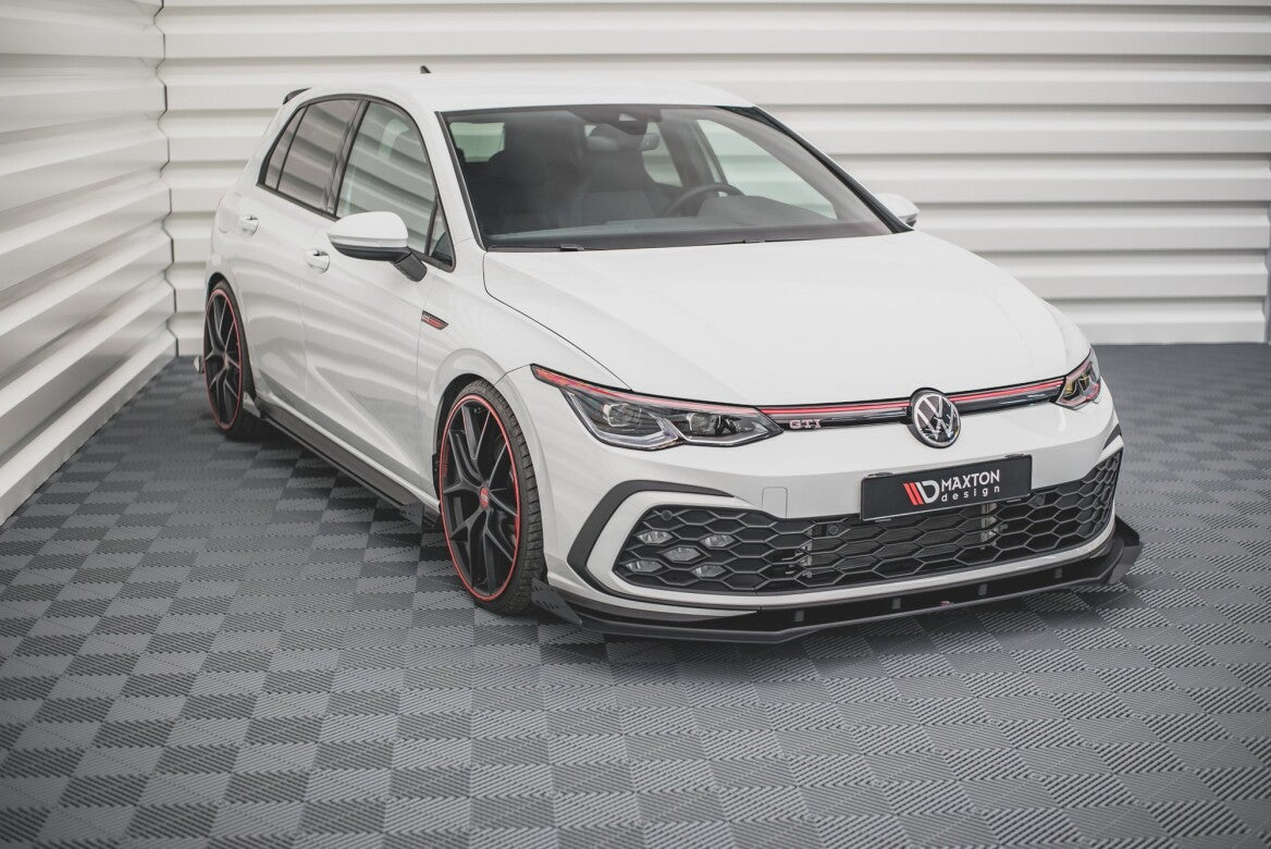 Front Stoßstangen Flaps für VW Golf 8 GTI   Maxton Design