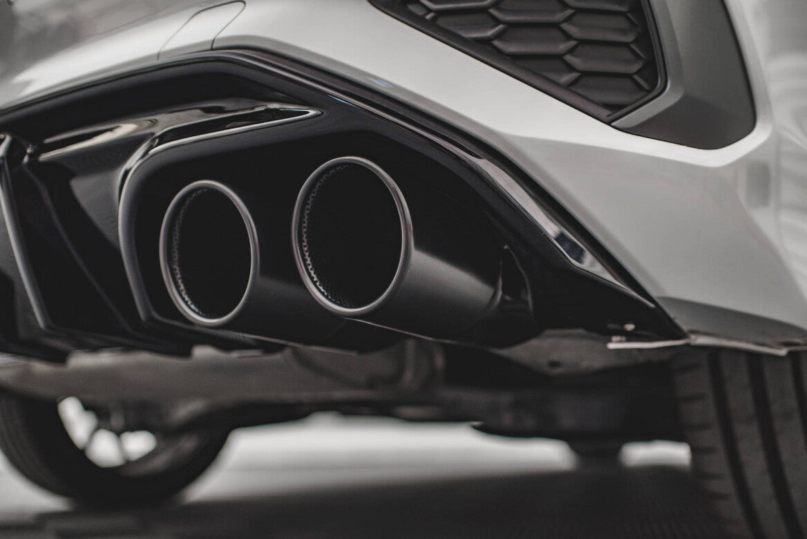 Heck Ansatz Diffusor + Endrohre für Audi A3 S-Line Sportback 8Y   Maxton Design