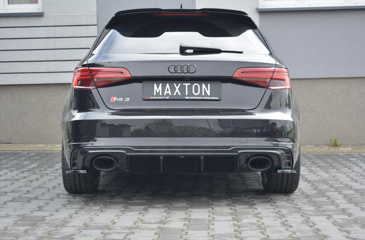Heck Ansatz Diffusor für Audi RS3 8V FL Sportback   Maxton Design
