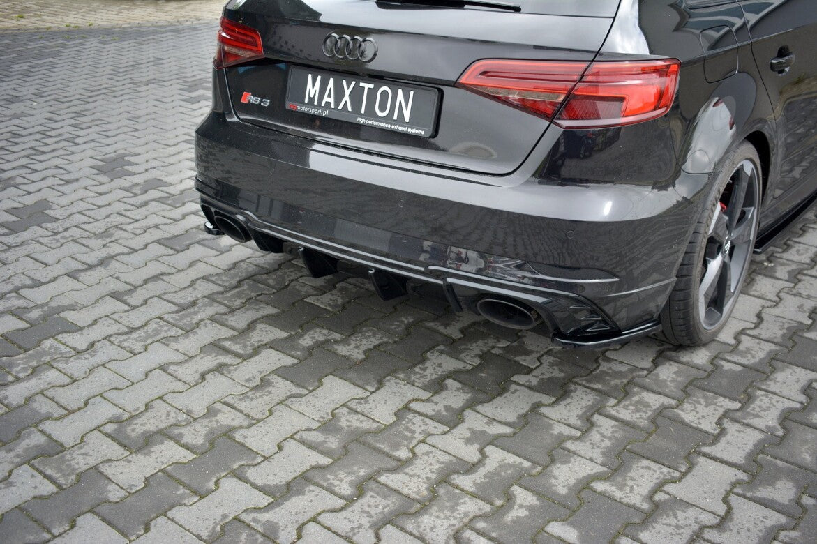 Heck Ansatz Diffusor für Audi RS3 8V FL Sportback   Maxton Design