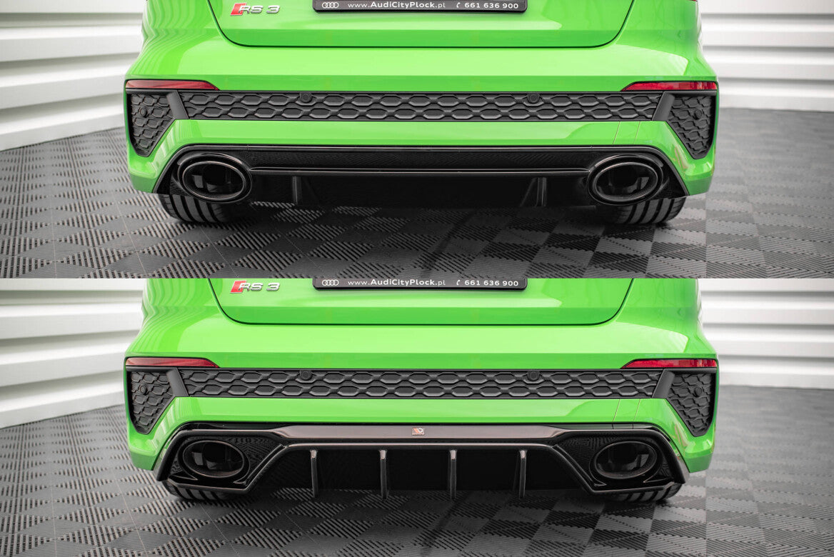 Heck Ansatz Diffusor für Audi RS3 8Y   Maxton Design