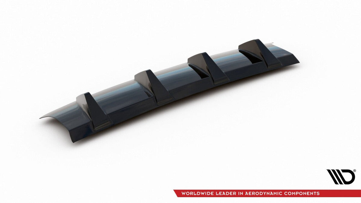 Heck Ansatz Diffusor für Audi S3 8V FL Hatchback schwarz   Maxton Design
