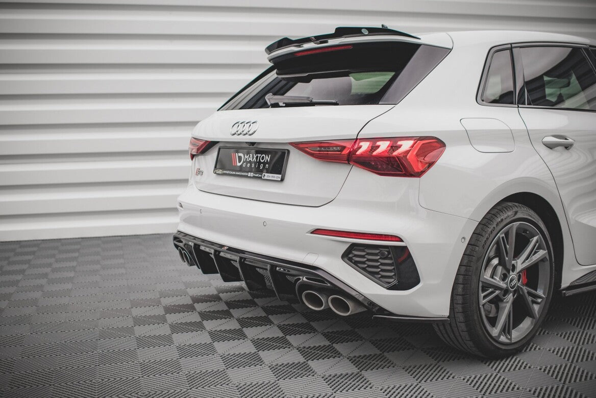 Heck Ansatz Diffusor für Audi S3 8Y   Maxton Design