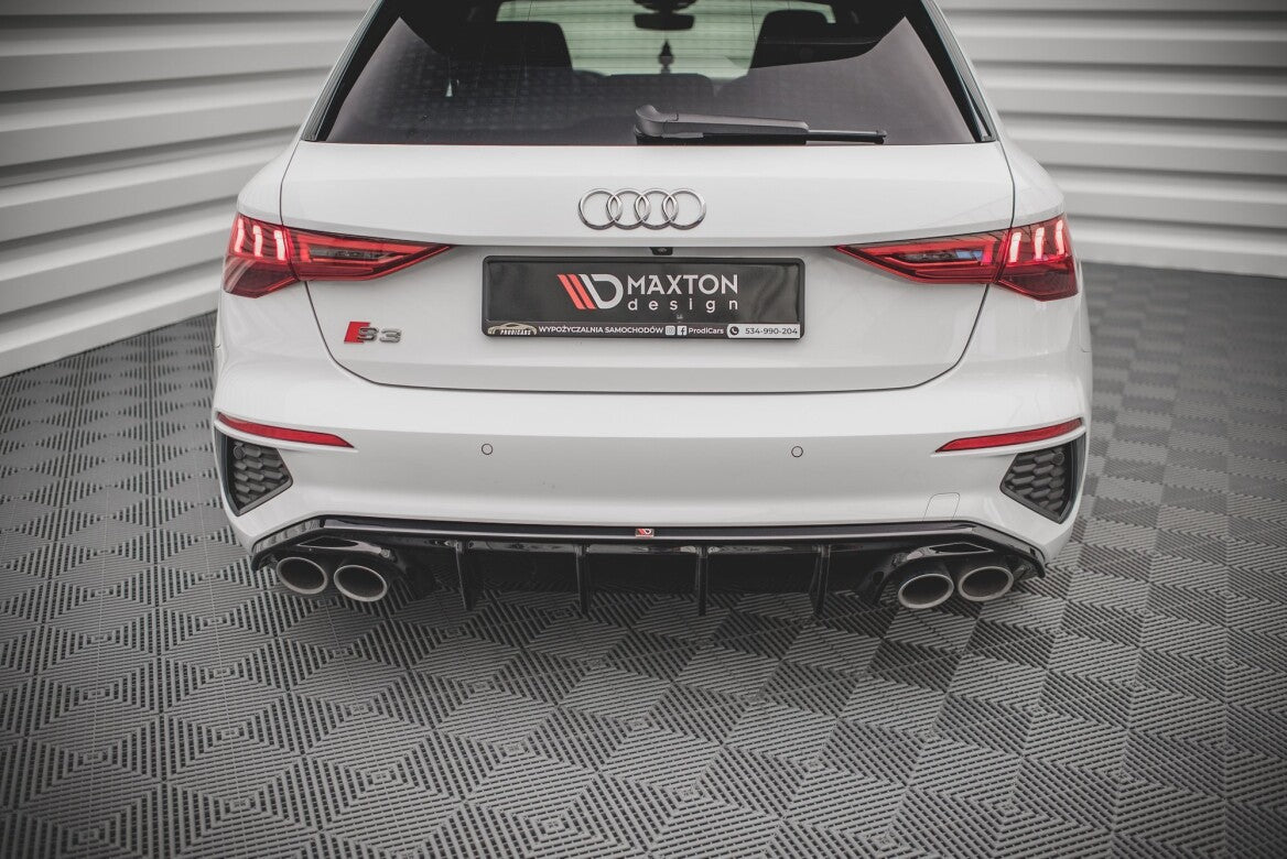 Heck Ansatz Diffusor für Audi S3 8Y   Maxton Design