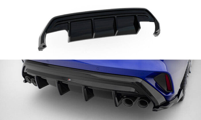 Heck Ansatz Diffusor für Audi S3 Limousine 8Y Facelift   Maxton Design