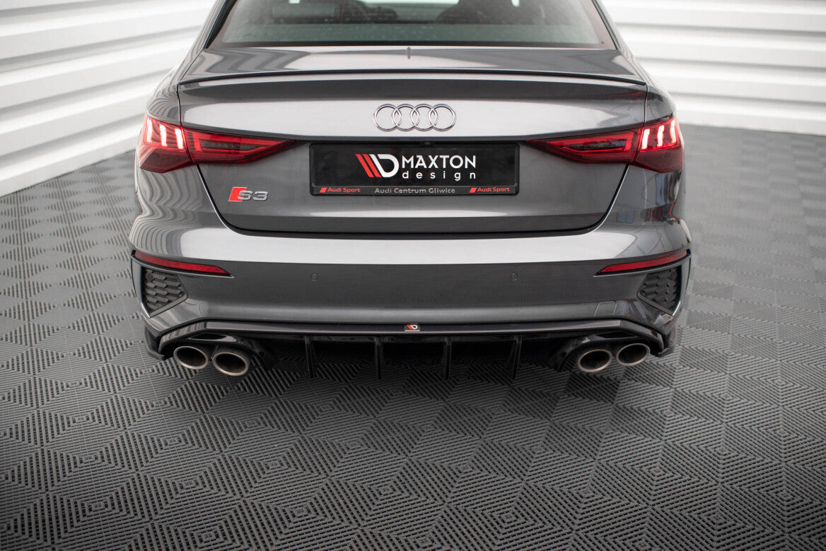 Heck Ansatz Diffusor für Audi S3 Limousine 8Y   Maxton Design
