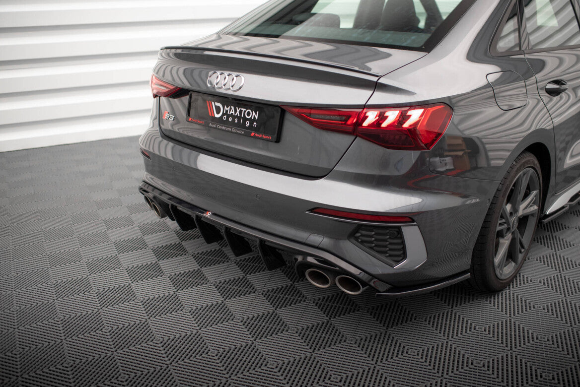Heck Ansatz Diffusor für Audi S3 Limousine 8Y   Maxton Design