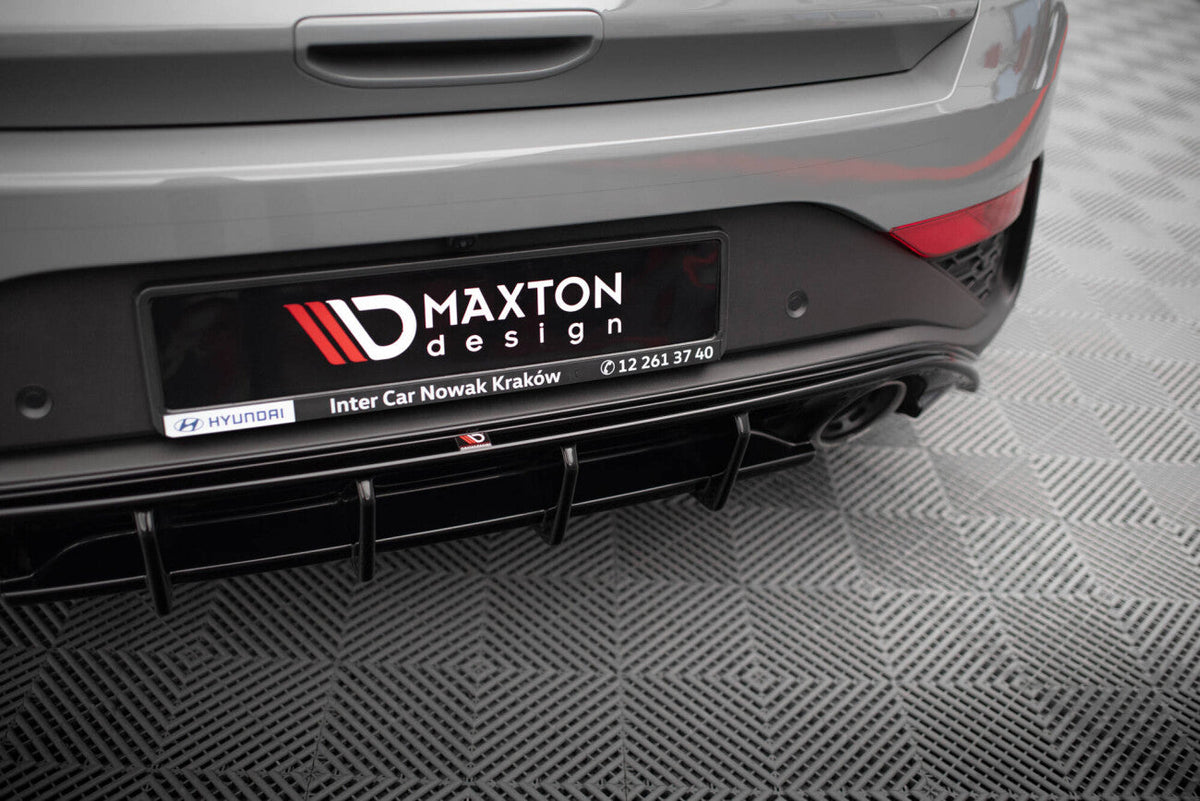 Heck Ansatz Diffusor für Hyundai I30N Hatchback Facelift   Maxton Design