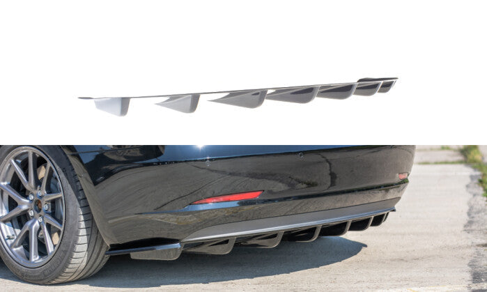 Heck Ansatz Diffusor für Tesla Model 3   Maxton Design