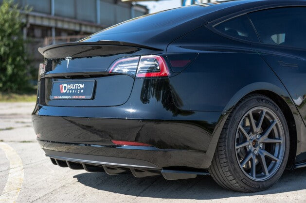Heck Ansatz Diffusor für Tesla Model 3   Maxton Design