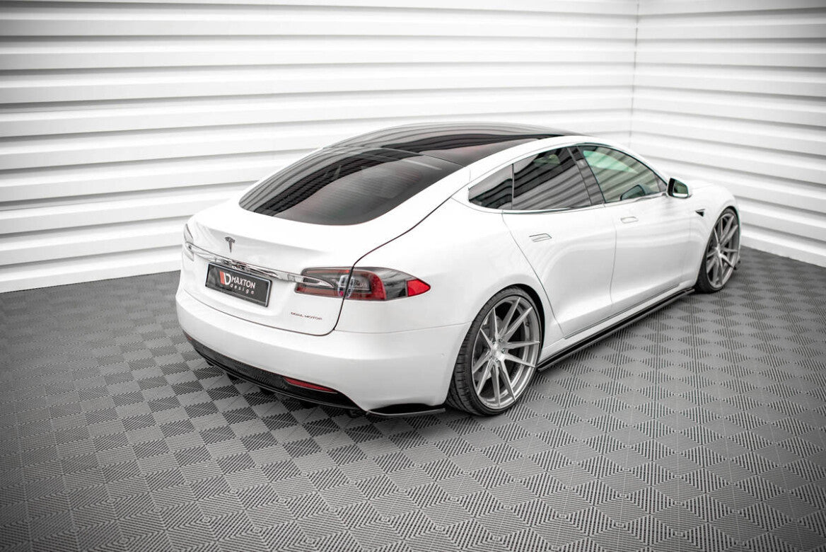 Heck Ansatz Diffusor für Tesla Model S FL   Maxton Design