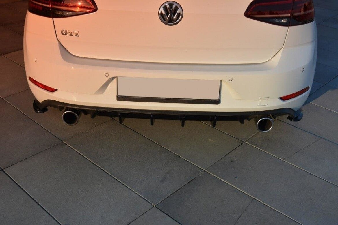 Heck Ansatz Diffusor für VW GOLF 7 GTI FACELIFT   Maxton Design