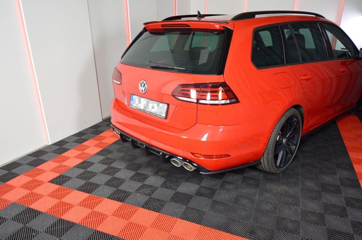 Heck Ansatz Diffusor für VW GOLF 7 R VARIANT FACELIFT   Maxton Design