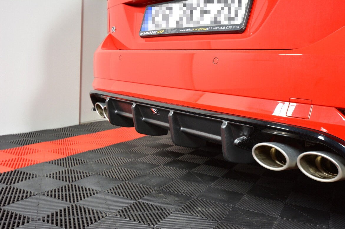 Heck Ansatz Diffusor für VW GOLF 7 R VARIANT FACELIFT   Maxton Design