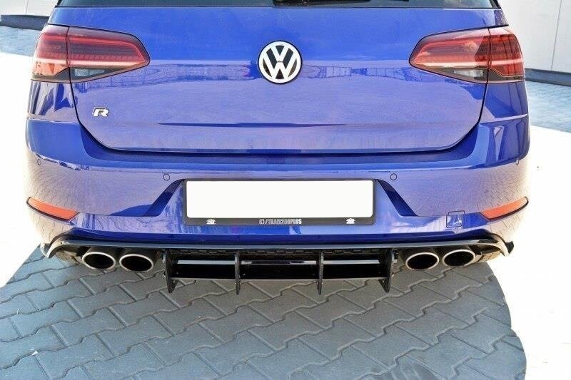 Heck Ansatz Diffusor Heckschürze für VW GOLF 7 R FL   Maxton Design