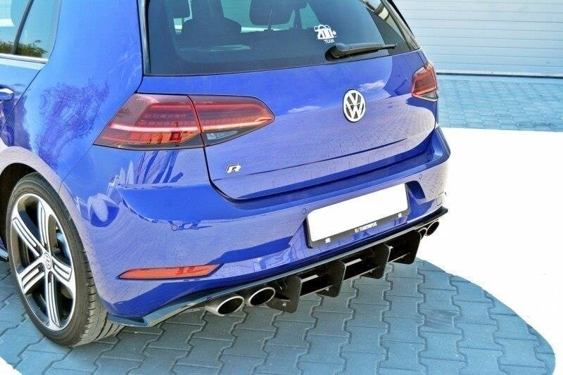 Heck Ansatz Diffusor Heckschürze für VW GOLF 7 R FL   Maxton Design