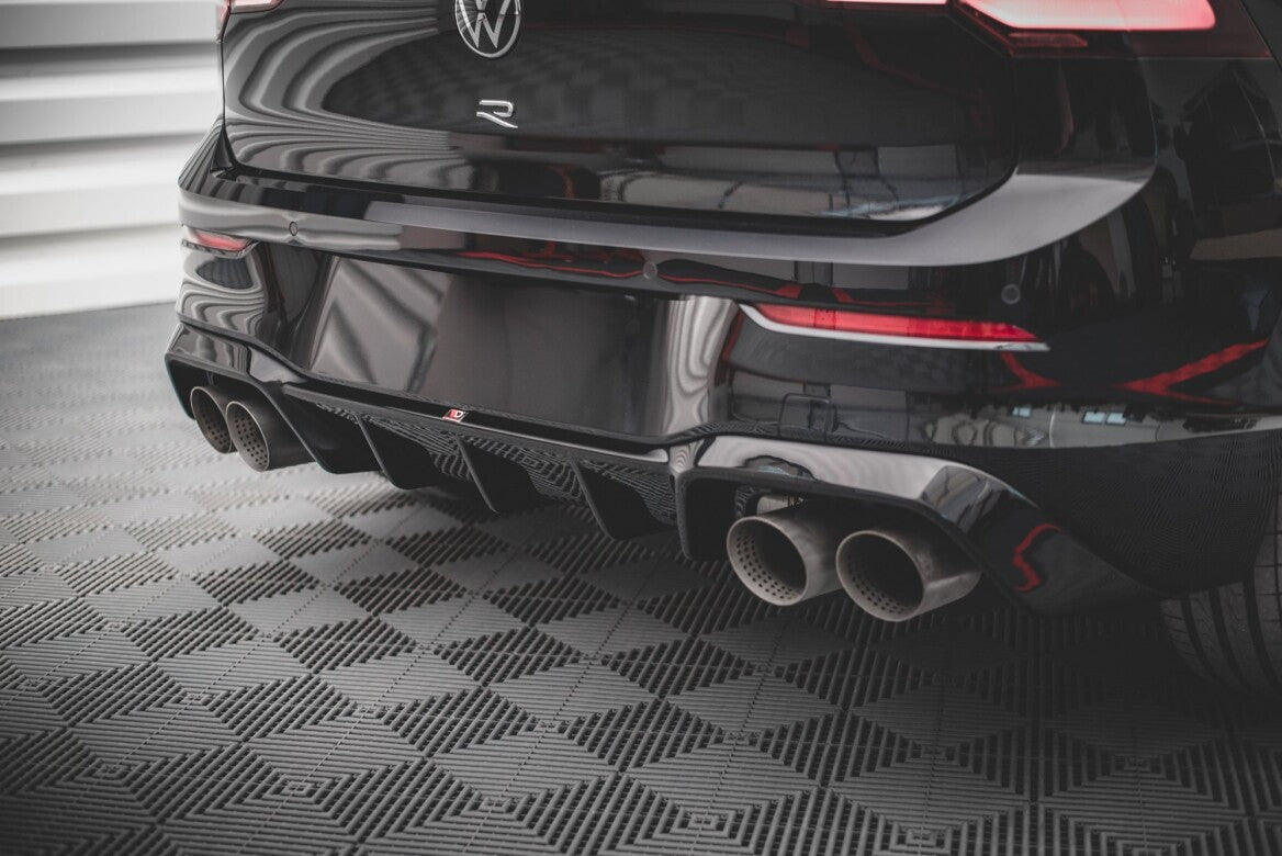 Heck Ansatz Diffusor V.1 für VW Golf R Mk8   Maxton Design