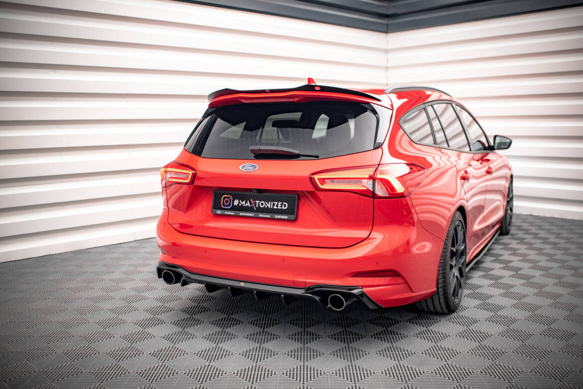Heck Ansatz Diffusor V.2 für Ford Focus Kombi ST-Line Mk4   Maxton Design