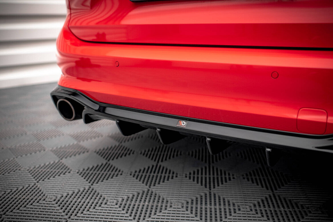 Heck Ansatz Diffusor V.2 für Ford Focus Kombi ST-Line Mk4   Maxton Design