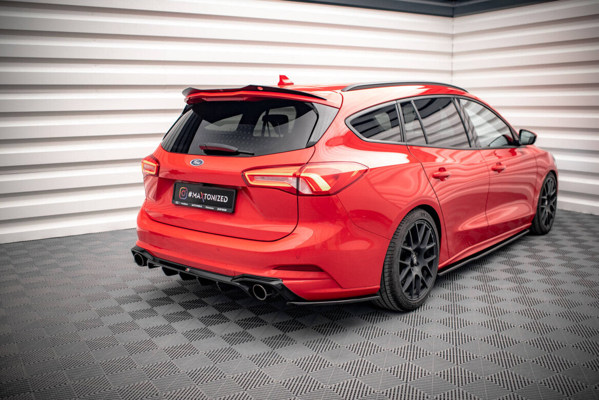 Heck Ansatz Diffusor V.2 für Ford Focus Kombi ST-Line Mk4   Maxton Design