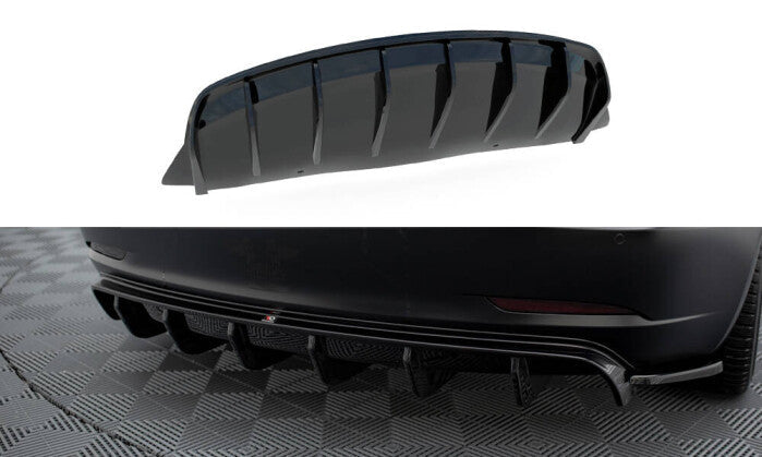 Heck Ansatz Diffusor V.2 für Tesla Model 3   Maxton Design