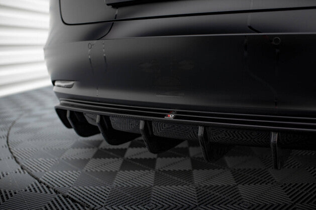 Heck Ansatz Diffusor V.2 für Tesla Model 3   Maxton Design