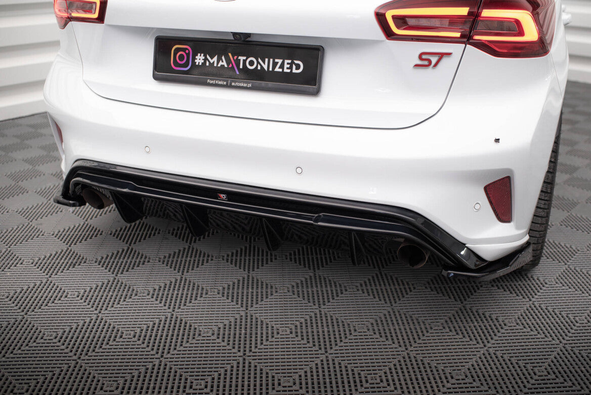 Heck Ansatz Diffusor V.3 für Ford Focus ST Mk4   Maxton Design