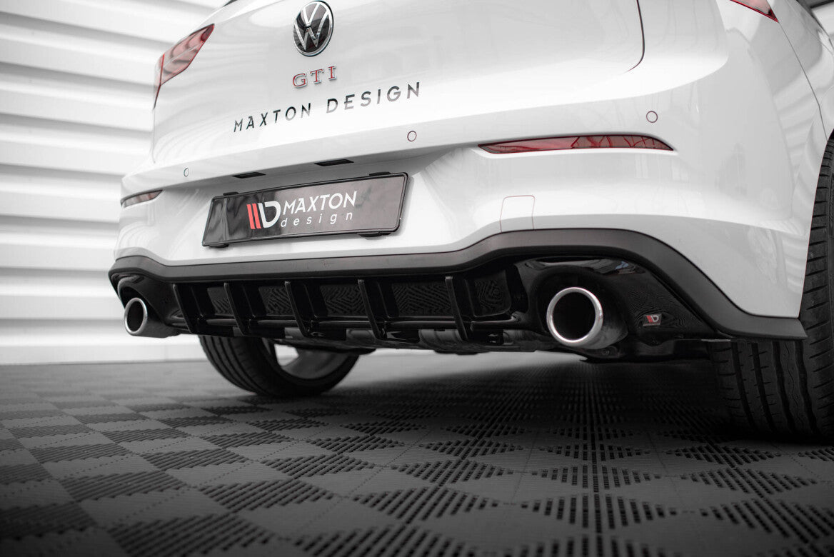 Heck Ansatz Diffusor V.3 für Volkswagen Golf GTI Mk8   Maxton Design