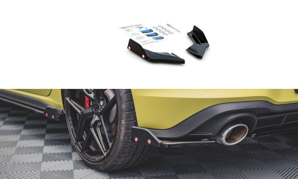 Heck Ansatz Flaps Diffusor +Flaps V.1 für VW Golf 8 GTI Clubsport   Maxton Design