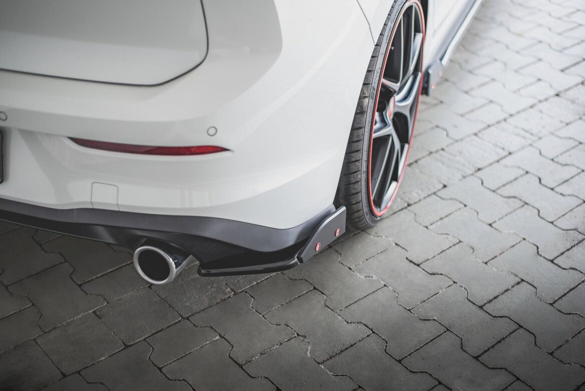 Heck Ansatz Flaps Diffusor +Flaps V.2 für VW Golf 8 GTI   Maxton Design