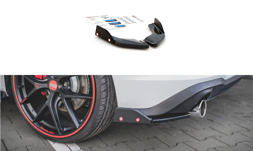 Heck Ansatz Flaps Diffusor +Flaps V.2 für VW Golf 8 GTI   Maxton Design