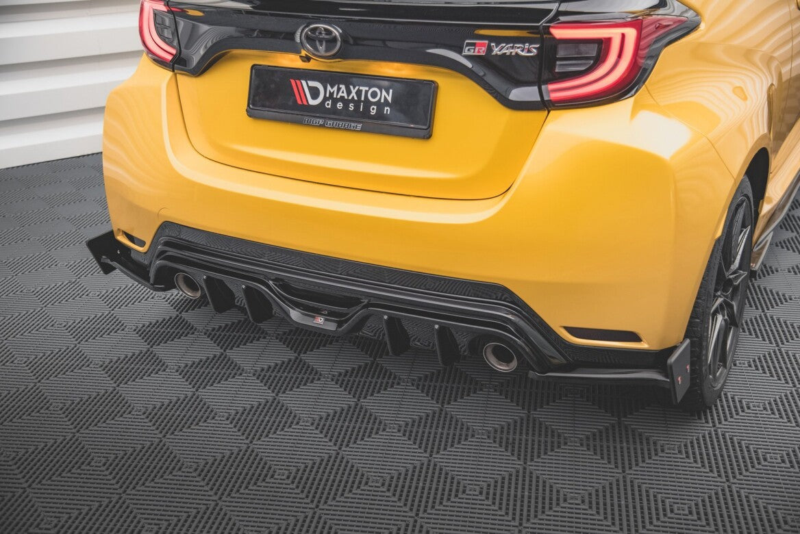Heck Ansatz Flaps Diffusor +Flaps V.4 für Toyota GR Yaris   Maxton Design