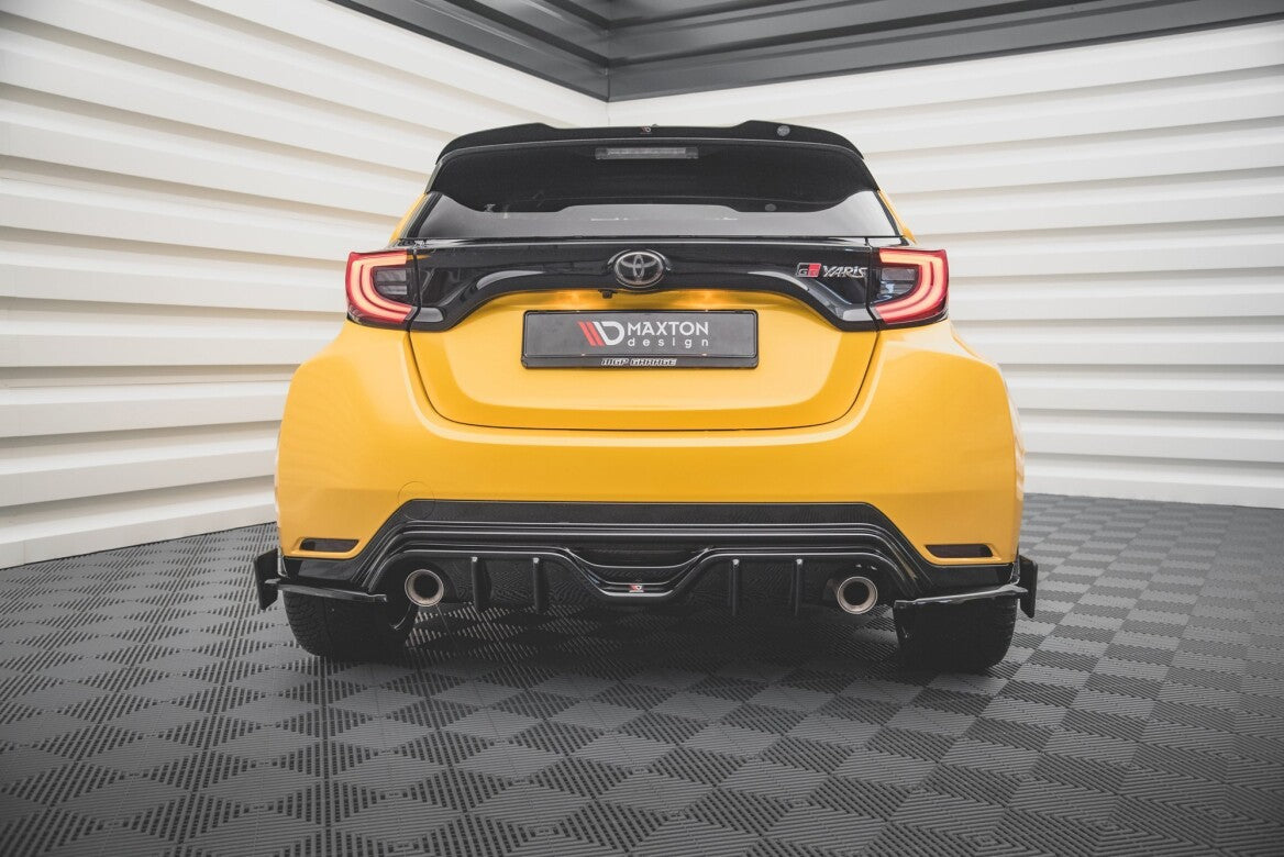 Heck Ansatz Flaps Diffusor +Flaps V.4 für Toyota GR Yaris   Maxton Design