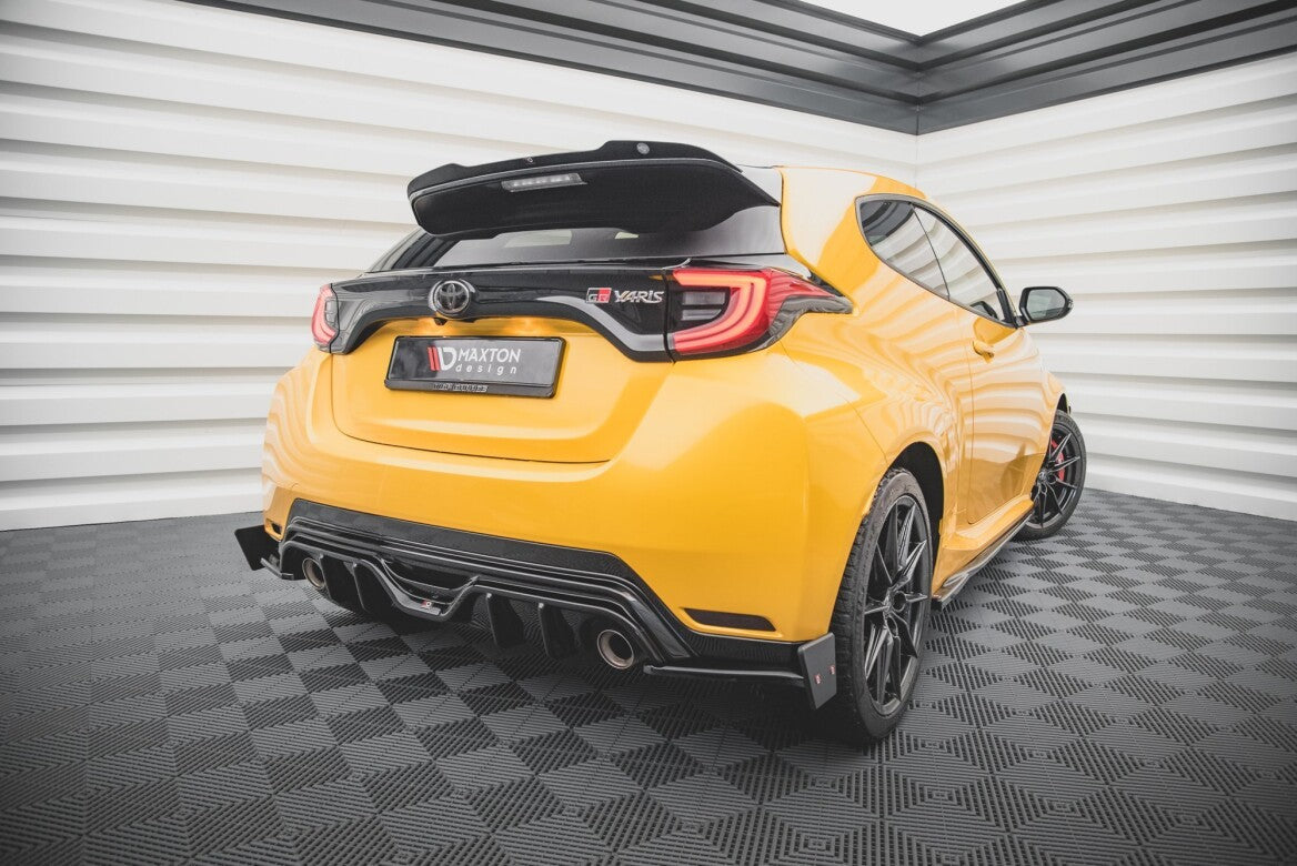 Heck Ansatz Flaps Diffusor +Flaps V.4 für Toyota GR Yaris   Maxton Design